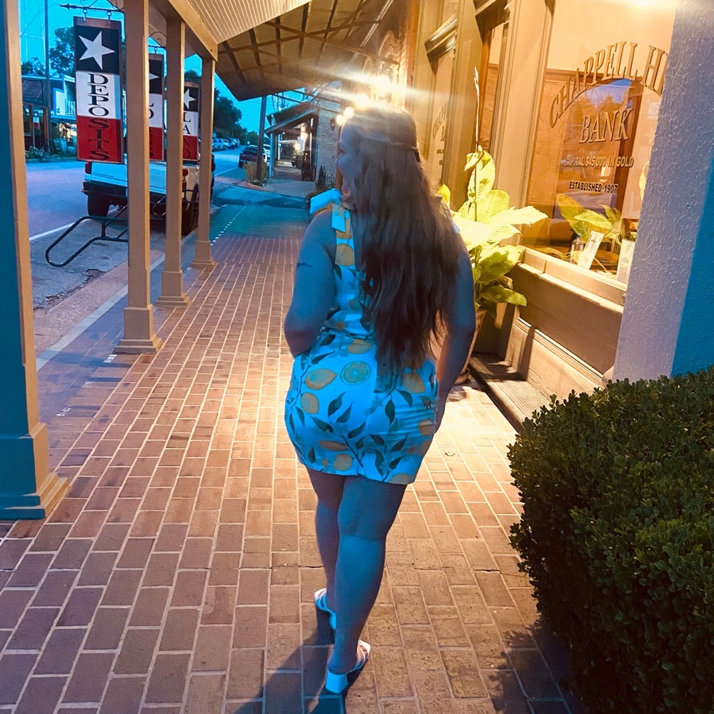 Lemon mini dress